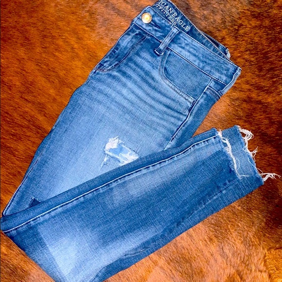 American Eagle Outfitters Distressed Jeggings - Picture 4 of 5